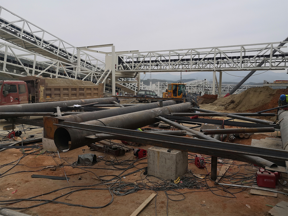 惠州螺旋钢板仓湛江5000吨项目进展